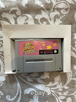 Super Nintendo SNES Kirby's Fun Pak Boxed