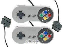 Super Nintendo SNES Konsole ALLE Kabel 2 Controller 3 Spiele GUTER Zustand