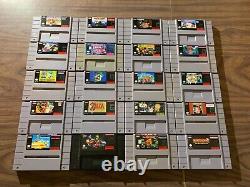 Super Nintendo, SNES LOT Mario World + Kart + All Stars + Zelda + DKC 1+2 +
