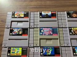 Super Nintendo, SNES LOT Mario World + Kart + All Stars + Zelda + DKC 1+2 +