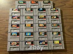 Super Nintendo, SNES LOT Mario + Yoshi + Kart + Donkey Kong Country 1+2 + Sim+