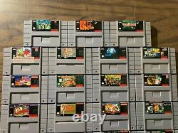 Super Nintendo, SNES LOT Mario + Yoshi + Kart + Donkey Kong Country 1+2 + Sim+