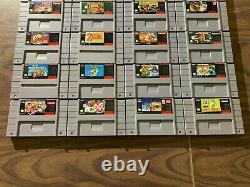 Super Nintendo, SNES LOT Mario + Yoshi + Kart + Donkey Kong Country 1+2 + Sim+