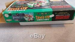 Super Nintendo SNES Mario All Stars Green Console PAL BOXED TESTED