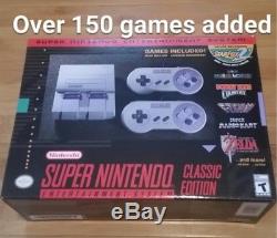 Super Nintendo SNES Mini Classic 170+ Games New MODDED HACKED