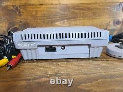 Super Nintendo SNES Mini Jr Console System SNS-101 OEM SNS-102 Controller Tested