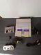 Super Nintendo Snes Original System Console- Tested & Working 2 Games Included