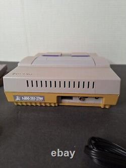 Super Nintendo SNES Original System Console- Tested & Working 2 GAMES INCLUDED