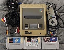Super Nintendo SNES PAL Console Mario All Stars, Super Mario World Donkey Kong 2