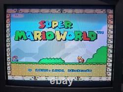 Super Nintendo SNES PAL Console Mario All Stars, Super Mario World Donkey Kong 2