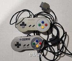 Super Nintendo SNES PAL Console Mario All Stars, Super Mario World Donkey Kong 2