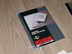 Super Nintendo SNES PAL System Console with Controller and Super Mario World BOXED