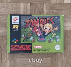 Super Nintendo SNES Pal Fah/noe Konami Zombies Game