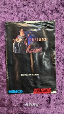 Super Nintendo SNES Phalanx Complete in Box