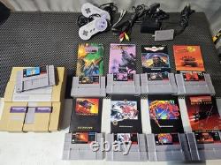 Super Nintendo SNES (SNS001) Console Bundle with Super Mario +8 Extra Games+ Book