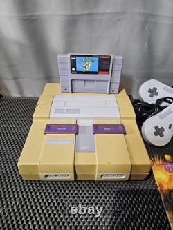 Super Nintendo SNES (SNS001) Console Bundle with Super Mario +8 Extra Games+ Book