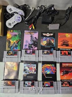 Super Nintendo SNES (SNS001) Console Bundle with Super Mario +8 Extra Games+ Book