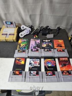 Super Nintendo SNES (SNS001) Console Bundle with Super Mario +8 Extra Games+ Book