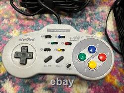 Super Nintendo SNES SNS-001 Console With ASCII Controller, 5 Games & Cables