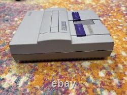 Super Nintendo SNES SNS-001 Console With ASCII Controller, 5 Games & Cables
