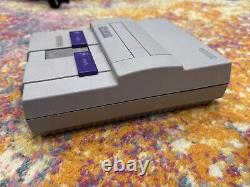 Super Nintendo SNES SNS-001 Console With ASCII Controller, 5 Games & Cables