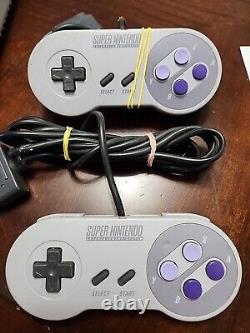 Super Nintendo SNES SNS-001 RARE Version 1 Chip-03 Tested Working As Is Where Is