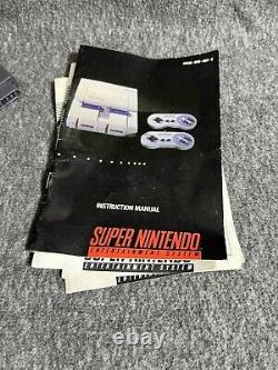 Super Nintendo SNES SNS-001 TESTED! + 2 Controllers + 7 Games