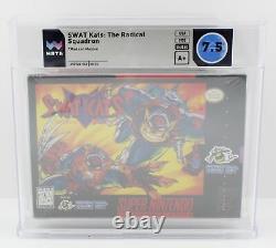 Super Nintendo SNES SWAT Kats The Radical Squadron (1995) WATA 7.5 A+