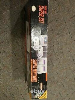 Super Nintendo (SNES) Set Complete In Box with 2 controllers- Super Mario World