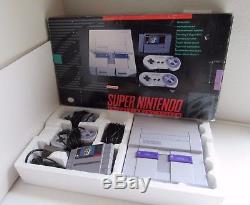 Super Nintendo SNES Set Console System Box Super Mario World Complete in Box CIB
