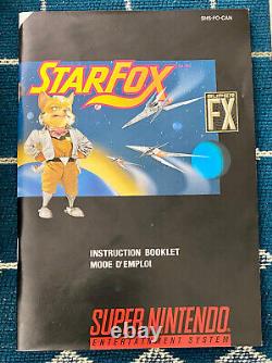 Super Nintendo SNES Starfox CIB Super FX