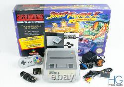 Super Nintendo SNES Street Fighter 2 Turbo Console Bundle Boxed! PAL