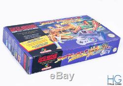 Super Nintendo SNES Street Fighter 2 Turbo Console Bundle Boxed! PAL