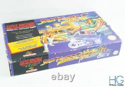 Super Nintendo SNES Street Fighter 2 Turbo Console Bundle Boxed! PAL