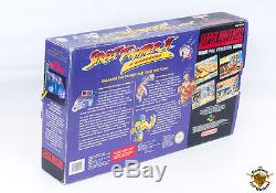 Super Nintendo SNES Street Fighter 2 Turbo Console Bundle Boxed! UK PAL