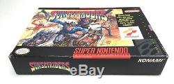 Super Nintendo SNES Sunset Riders Box + Manual + Tray Only Authentic No Game