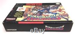 Super Nintendo SNES Sunset Riders Box + Manual + Tray Only Authentic No Game