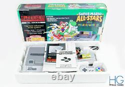 Super Nintendo SNES Super Mario All Stars Console Bundle Boxed! PAL