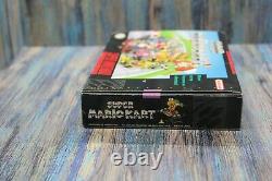 Super Nintendo SNES Super Mario Kart Tested Authentic Clean Complete MINTY