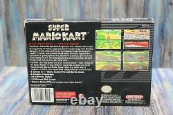 Super Nintendo SNES Super Mario Kart Tested Authentic Clean Complete MINTY