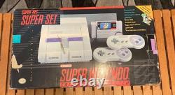 Super Nintendo SNES Super Mario World Console CIB COMPLETE BEAUTIFUL