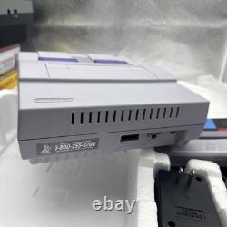 Super Nintendo SNES Super Mario World Console CIB COMPLETE BEAUTIFUL