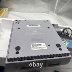 Super Nintendo SNES Super Mario World Console CIB COMPLETE BEAUTIFUL