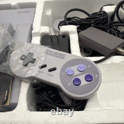 Super Nintendo SNES Super Mario World Console CIB COMPLETE BEAUTIFUL