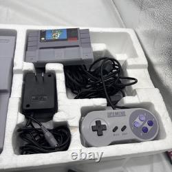 Super Nintendo SNES Super Mario World Console CIB COMPLETE BEAUTIFUL
