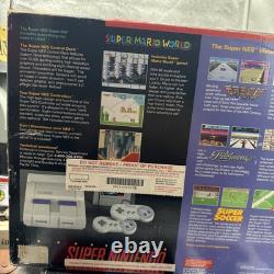 Super Nintendo SNES Super Mario World Console CIB COMPLETE BEAUTIFUL