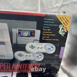 Super Nintendo SNES Super Mario World Console CIB COMPLETE BEAUTIFUL