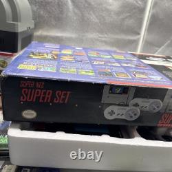 Super Nintendo SNES Super Mario World Console CIB COMPLETE BEAUTIFUL