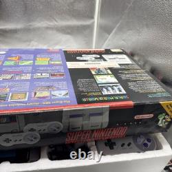 Super Nintendo SNES Super Mario World Console CIB COMPLETE BEAUTIFUL