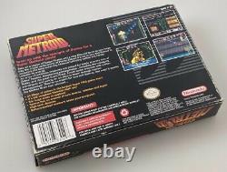 Super Nintendo SNES Super Metroid Complete CIB